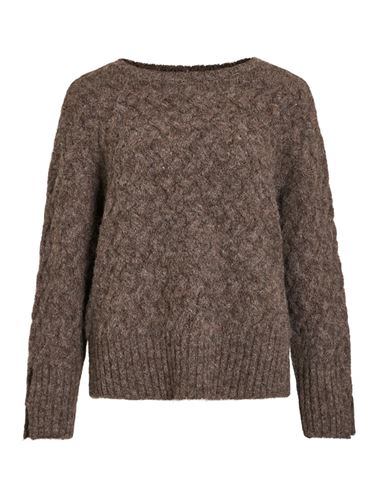 Tröjor/Koftor - Visalika boatneck knit top – Falcon/Melange